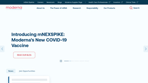 Pioneering mRNA technology - Moderna - mmr vaccine manufacturer
