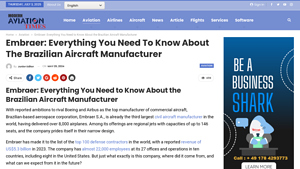 Embraer: Everything You Need to Know About the Brazilian Aircraft ... - brazil aircraft manufacturer