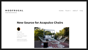 New Source for Acapulco Chairs - ModFruGal - acapulco chair company
