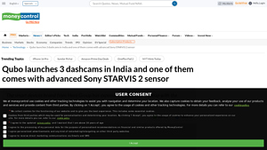 Qubo launches 3 dashcams in India and one of them comes with ... - qubo dash cam company