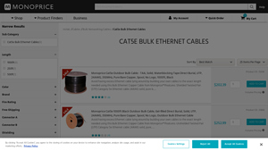Cat5e Bulk Ethernet Cables - Monoprice.com - cat 5 cable bulk