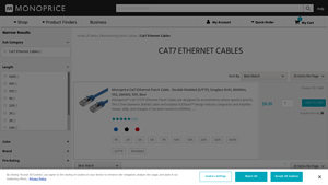 Cat7 Ethernet Cables - Monoprice.com - cat 7 ethernet cable bulk