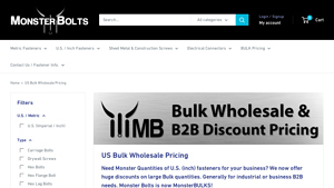 US Bulk Wholesale Pricing - Monster Bolts - stainless steel screws bulk