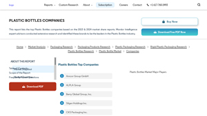 Plastic Bottles Companies - Top Company List - Bottle Manufacturing Companies