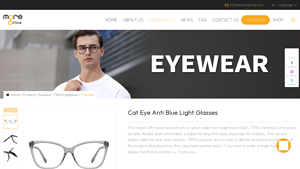 Cat Eye Anti Blue Light Glasses - More Optical - anti blue light glasses factory