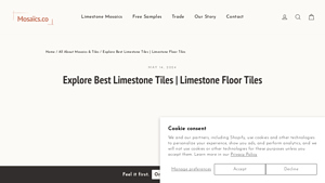 Explore Best Limestone Tiles | Limestone Floor Tiles - Mosaics.co - limestone tiles factory