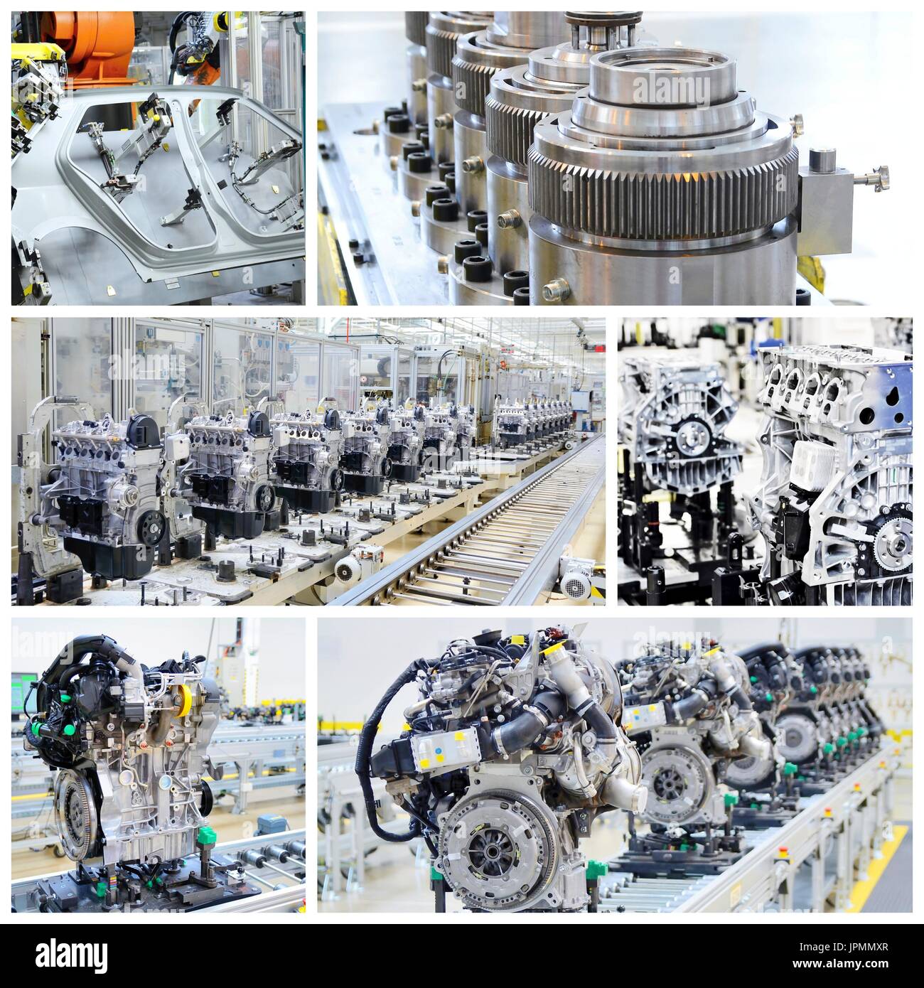 A relevant stock photo of motor part manufacturer in a typical setting.