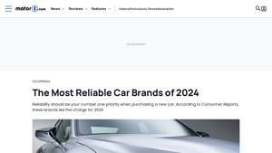 The Most Reliable Car Brands of 2024 - Motor1.com - auto manufacturer reliability rankings