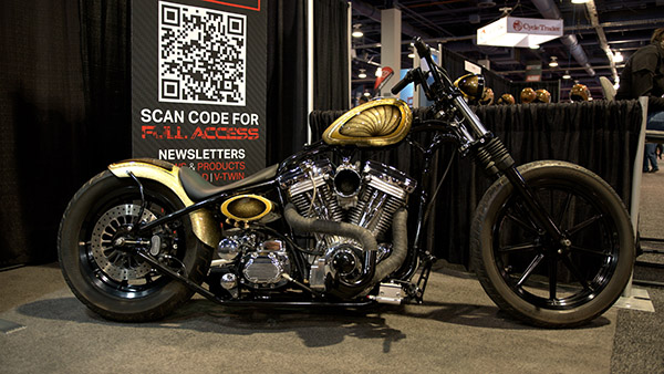 A relevant stock photo of motorcycle custom in a typical setting.