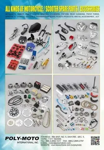 A relevant stock photo of Motorcycle Parts Manufacturers in a typical setting.