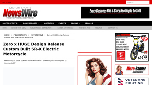 Zero x HUGE Design Release Custom Built SR-X Electric Motorcycle - santa cruz electric motorcycle manufacturer