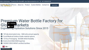 Premium Water Bottle Factory for Global Markets - water bottle manufacturer