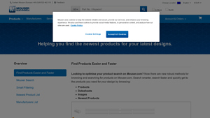Search Tools - Mouser - manufacturer part number lookup