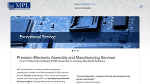 Printed Circuit Board Contract Manufacturing | MPL Incorporated - printed circuit board assembly manufacturer