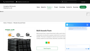 China Customized Bulk Acoustic Foam Suppliers, Manufacturers - soundproof foam bulk