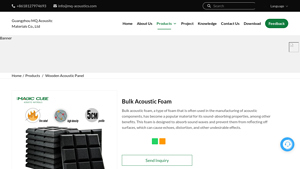 China Customized Bulk Acoustic Foam Suppliers, Manufacturers - acoustic foam panels bulk