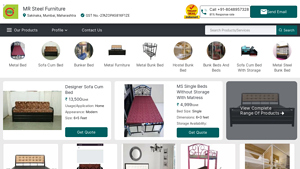 Manufacturer of Metal Bed & Sofa Cum Bed by MR Steel Furniture ... - steel furniture company