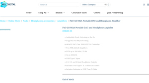 FiiO Q3 MQA Portable DAC and Headphone Amplifier - MSL Digital Online Store - fiio q3 amplifier original manufacturer