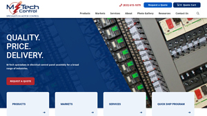 Industrial Control Panel Manufacturer | M-Tech Control - control panel manufacturer