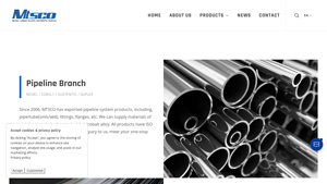 MTSCO, Stainless Steel Pipe/Tube/Tubing, Flange, Pipe fitting - stainless steel pipe fitting factory