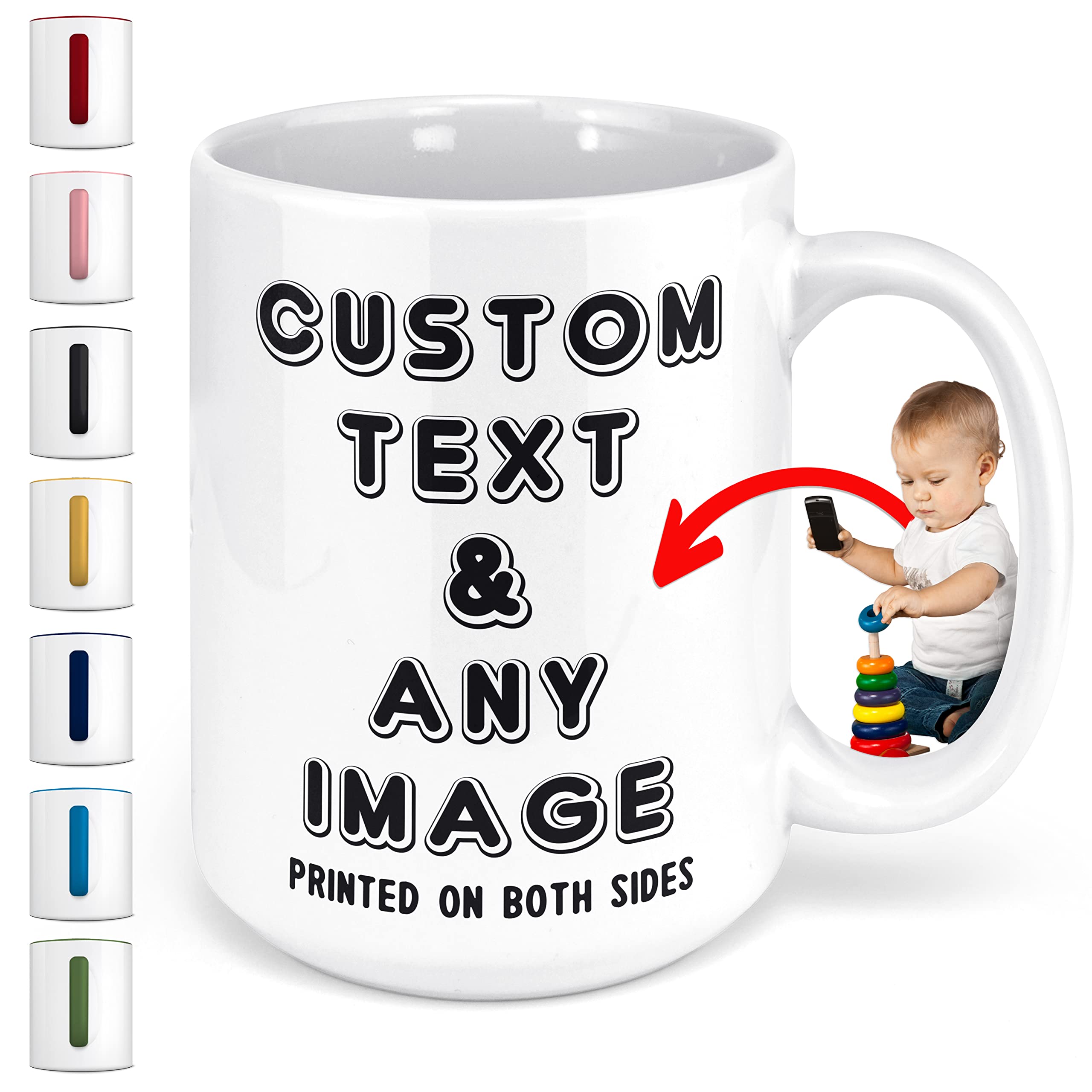A relevant stock photo of mugs custom in a typical setting.