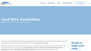 Lead Wire Assemblies - Multi-Tek - lead wire factory
