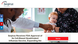 Seqirus Receives FDA Approval of its Cell-Based Quadrivalent ... - MultiVu - flucelvax manufacturer