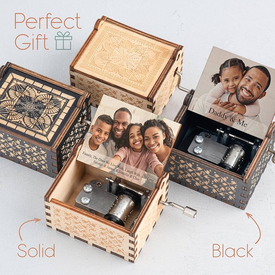A relevant stock photo of music box custom in a typical setting.