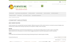 COMFORT INDUSTRIES INC - CUSTOM UPHOLSERY - comfort furniture company