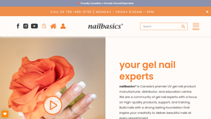 nailbasics | sculptured gel nails and aesthetic products - uv gel manufacturer