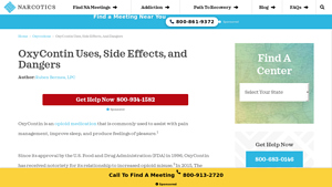 OxyContin Uses, Side Effects, and Dangers | Narcotics.com - oxycontin manufacturer