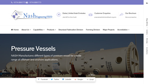 Pressure Vessel Manufacturer in UAE | NASH Engineering FZCO - pressure vessel manufacturer