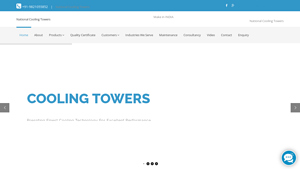 Cooling Tower & Industrial Chiller Manufacturer | India | National ... - cooling tower manufacturer