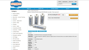 Panasonic Eneloop (Formerly Sanyo HR-3UTGA-Bulk ) AA bulk - eneloop batteries bulk