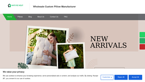 Wholesale Pillow Manufacturer - Custom Solutions | Nature Nest - pillow manufacturer