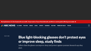 Blue light-blocking glasses don't protect eyes or improve sleep ... - best blue light glasses company