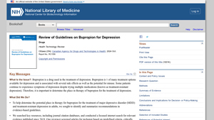 Review of Guidelines on Bupropion for Depression - best generic bupropion manufacturer