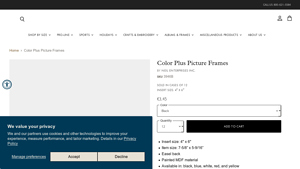 Color Plus Picture Frames - Neil Enterprises Inc. - 4x6 photo frame bulk