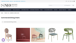 Commercial Dining Chairs | Neo Horeca Furniture | Wholesale - restaurant chairs bulk