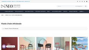 Plastic Chairs Wholesale | Durable | Functional | Stylish - NEO Horeca - plastic chairs bulk