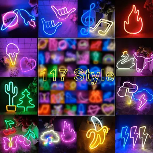 A relevant stock photo of neon light manufacturer in a typical setting.