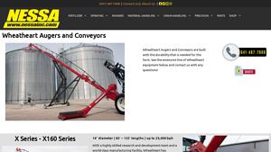Wheatheart - Nessa Inc - hydraulic auger manufacturer usa