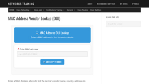 MAC Address Vendor Lookup (OUI) - Find Device Vendor from MAC - can you identify the manufacturer by a mac address
