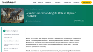 Rexulti: Role in Bipolar Disorder - NeuroLaunch.com - rexulti manufacturer