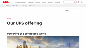 UPS Systems | UPS and Power Conditioning | ABB - ABB Group - ups systems manufacturer