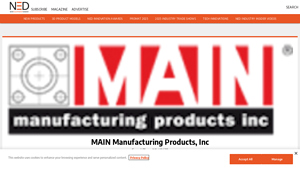 MAIN Manufacturing Products, Inc | New Equipment Digest - main manufacturer