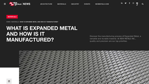WHAT IS EXPANDED METAL AND HOW IS IT MANUFACTURED? - expanded metal sheet factory
