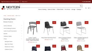 Stacking Chairs | Durable & Space-Saving Seating - Nextgen Furniture - stackable chairs bulk