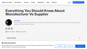 Manufacturer Vs Supplier- What is the Difference - manufacturer supplier