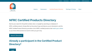 NFRC Certified Products Directory - National Fenestration Rating Council - aama window manufacturer code lookup